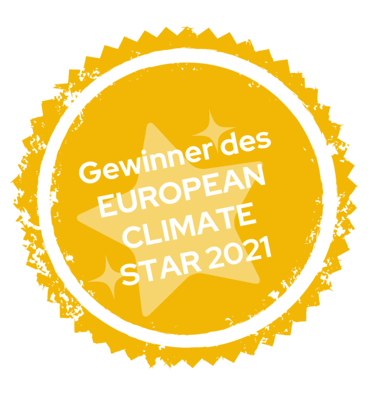 Wir sind Gewinner des EUROPEAN CLIMATE STAR 2021!