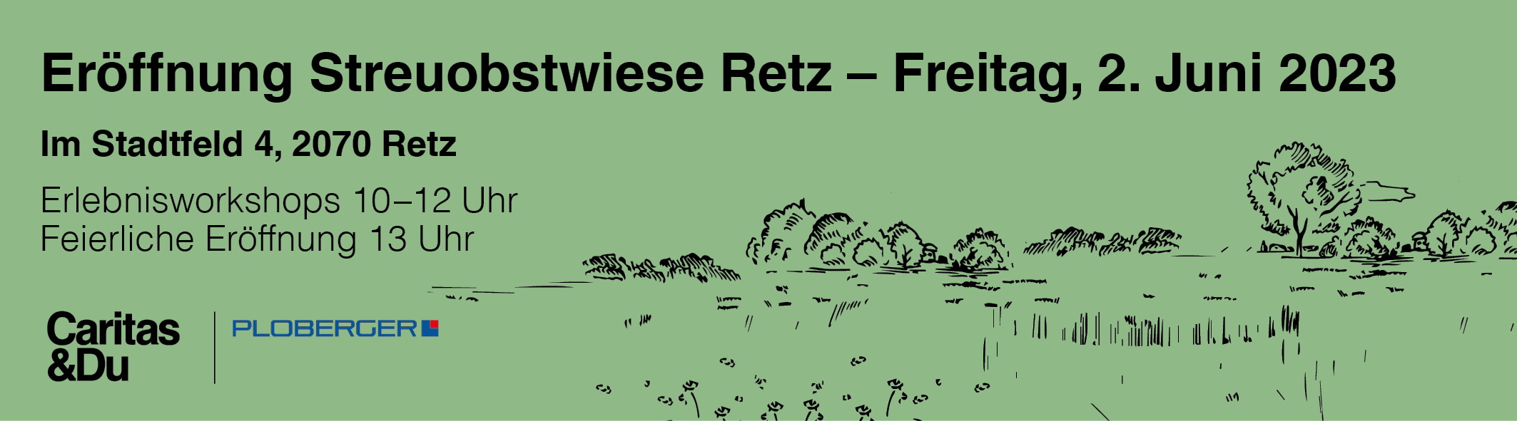 Eröffnung Streuobstwiese Retz