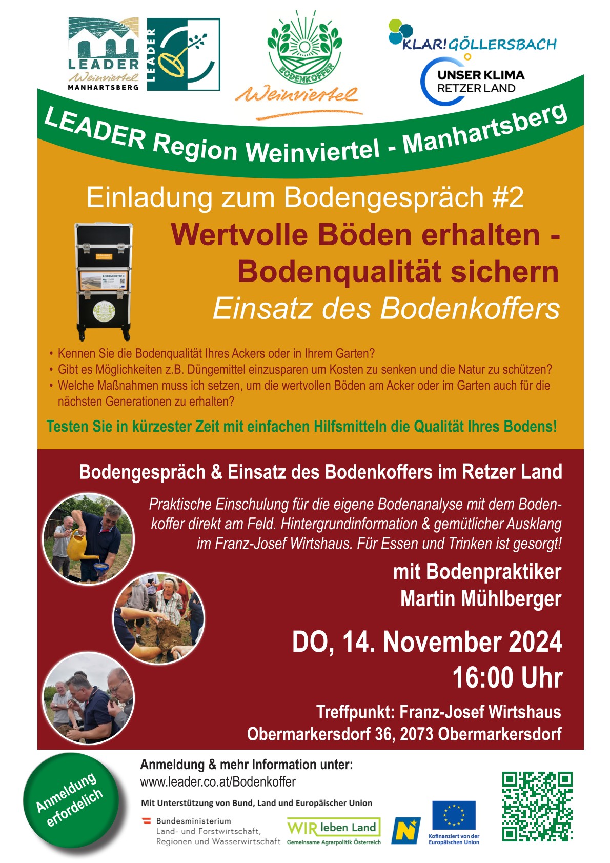 Bodengespräch #2: Wertvolle Boden erhalten – Bodenqualität sichern